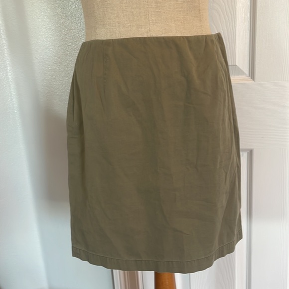 Ralph Lauren skirt short olive green 6 - Picture 1 of 13